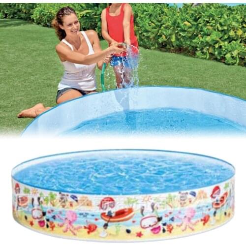 Family Swimming Pool Non-inflatable Snap Set Swimming Pool Kids Paddling Pool For Boys Girls Outdoor Water Fun Piscina