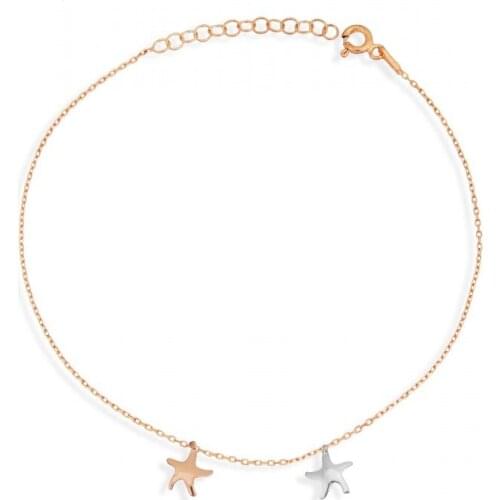 Argentum Concept-Sea Star Silver Anklets