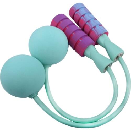 Adjustable Weighted Ball Cordless Jump Rope Fitness Portable Fitness Equipment Boxing Training Skipping Ropeless for Kids Adults