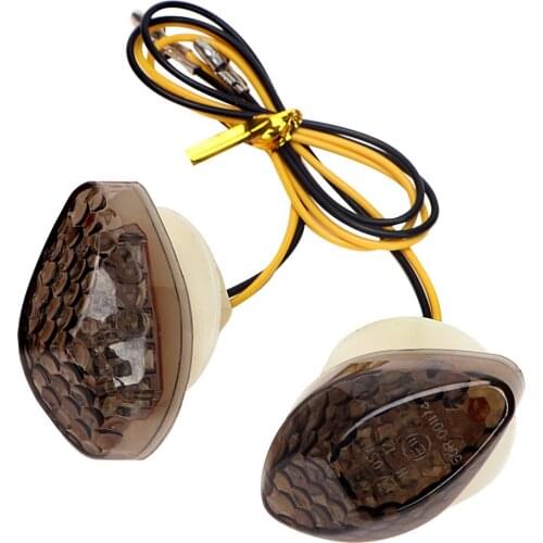 LEEPEE 2 Pcs/Set Motorcycle Lighting Indicator Lamp Turn Signal Lights For Honda Universal Motorcycle Accessories