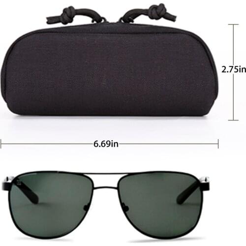 Molle Tactical Glasses Pouch Sunglasses EDC Waist Pack Utility Military Army Hunting Accessories Organizer Eyeglasses Case Bag