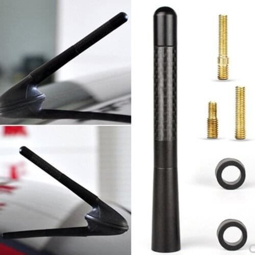 Universal Carbon Fiber Short Antenna Aerials For Opel Astra VAUXHALL MOKKA Zafira Insignia Vectra Antara