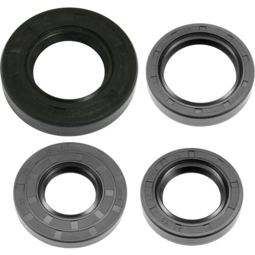 Uxcell 1PCS Oil Seal TC 32-36mm Inner Diameter Nitrile Rubber Cover Double Lip for Automobiles Motorcycle Crankshafts Black