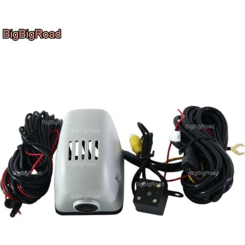 BigBigRoad For Audi A1 A3 A4L A5 A6L A7 A8 Q3 Q5 R8 2013 2014 2015 2016 Car wifi DVR Video Recorder Dual Camera dash cam