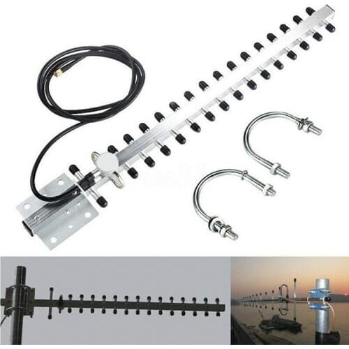RP-SMA 2.4GHz 25dBi Directional Outdoor Wireless Yagi Antenna WiFi Router
