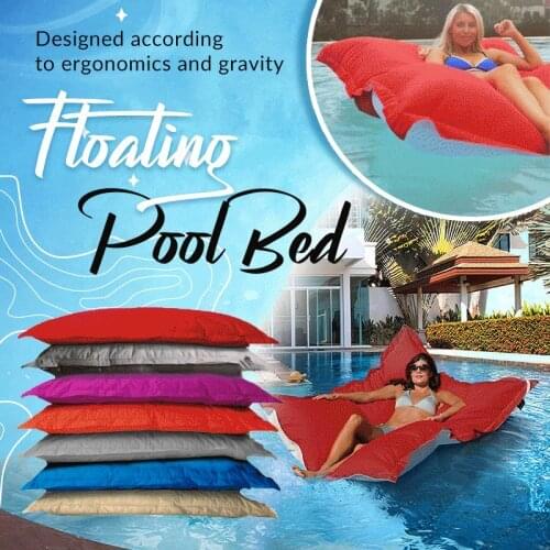 1pc Floating Pool Bed Water Hammock Float Lounger Floating Toys 140x180cm Swimming Pool Foldable Inflatable Hammock Bed