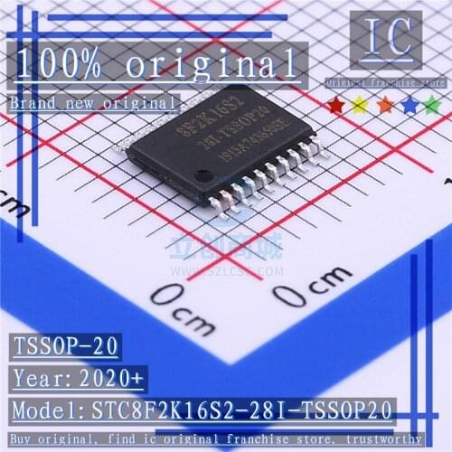 2020+ 100% Brand new original 1PCS-10PCS STC8F2K16S2-28I-TSSOP20 TSSOP-20 Microcontroller