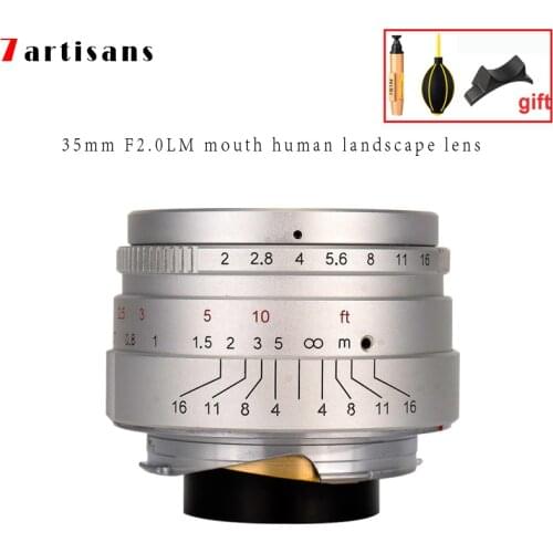 7 artisans 35mm f2.0 for Leica Cameras M M240 M3 M5 M6 M7 M8 M9 M9P M10 Large Aperture paraxial M-mount Lens