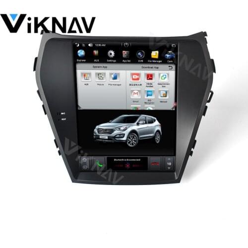 Android car GPS navigation For Hyundai IX45 Santa fe 2013 2014 2015 2016 2017 2018 multimedia player head unit radio MP4 player