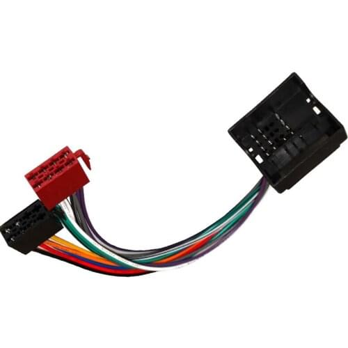 Msanzeo Car ISO Radio Plug Adapter Auto Wiring Cable Stereo Harness Headunit Connector Loom for FORD Focus Fiesta Mondeo