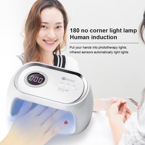 Quick-drying Nail Lamp 48W Phototherapy Machine Intelligent Induction Led Baking 24 Lamps Dryer Manicure-Gel Tools 10/30/60s NEW