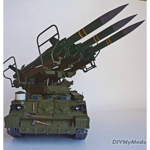 DIYMyModel 1:25 Scale SA-6 Gainful 2K12 Air Defense Missile DIY Handcraft PAPER MODEL KIT Puzzles Handmade Toy DIY