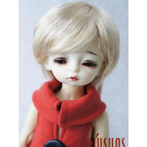 JD192 1/4 Fashion synthetic mohair wig BJD doll wig Nature boyish 7-8inch MSD doll accessories