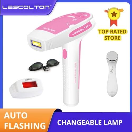 Lescolton IPL Hair Removal Machine Laser Epilator Quartz Lamp Hair Removal Permanent Bikini Trimmer Electric depilador a laser