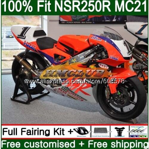 Injection For HONDA NSR250R MC21 PGM3 1990 1991 1992 1993 Orange Nice 101CL.85 NSR 250 R NSR250 RR NSR 250R 90 91 92 93 Fairing
