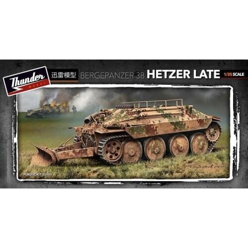 Thunder Model Kit TM35101 1/35 WWII German Bergepanzer 38 Hetzer Late