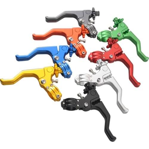 Motorbike Handle Lever Clutch Brake Lever 2 Fingers Short Stunt For Harley XG750 Suzuki GSX Triumph Tiger Honda CB500 Yahama YZF