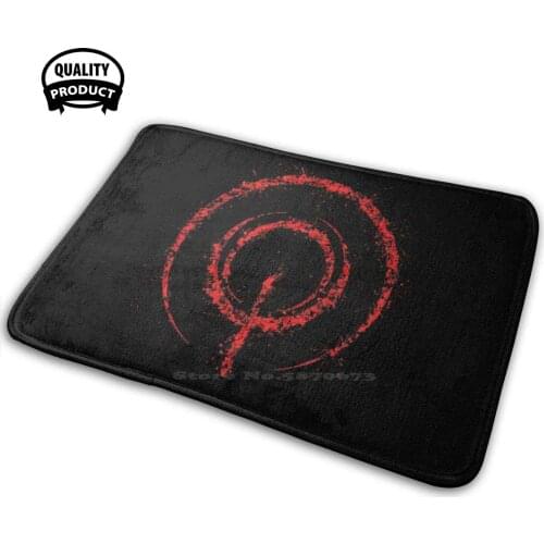 Fate Zero Red 3D Soft Non-Slip Mat Rug Carpet Cushion Fate Zero Seal Command Tattoo Class Splat Splatter White Black Anime