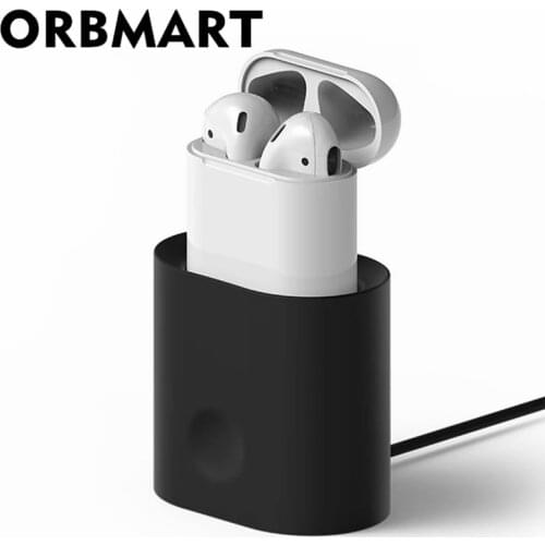 ORBMART New Headset Charging Holder For Apple Earphone Airpods Bluetooth Charger
