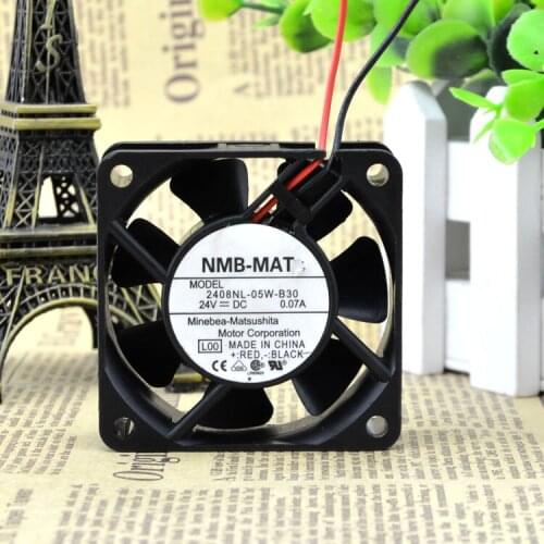 Original genuine FOR NMB 2408 NL-05W-B306020 DC24V 0.07A6cm Inverter Cooling Fan