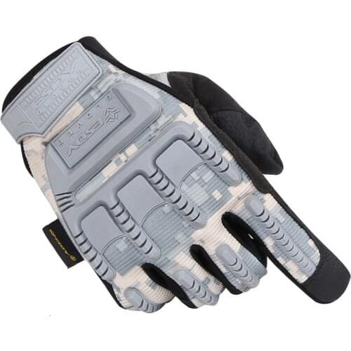 ESDY outdoor tactical gloves military nylon male Full Finger Sport Glove For Hiking Cycling Motorcycling Mens Protection Gloves