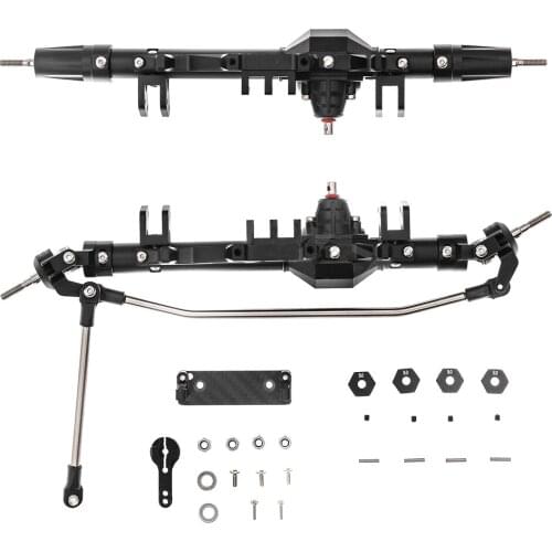 1set 1/10 RC Cars Complete Aluminum alloy Front Rear Axle for RC Crawler Axial WRAITH Rock Racer 90018 90045 RR10 90048 90053