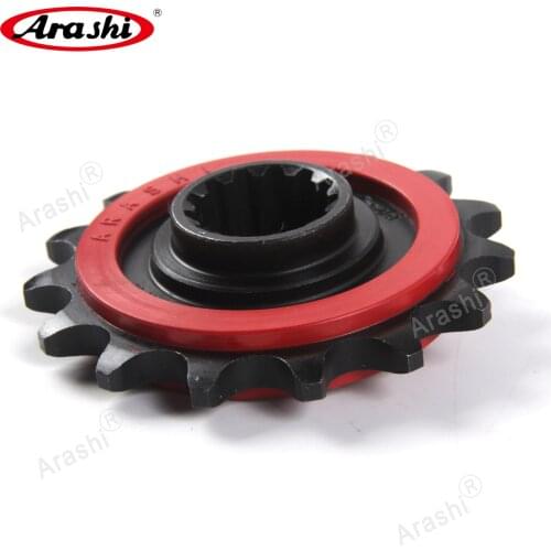Arashi 15T 520 Rubber Cushioned Steel Front Sprocket For KAWASAKI Z800 / ZR800 / Z800E 2013 2014 2015 2016 Chain Sprockets Z 800