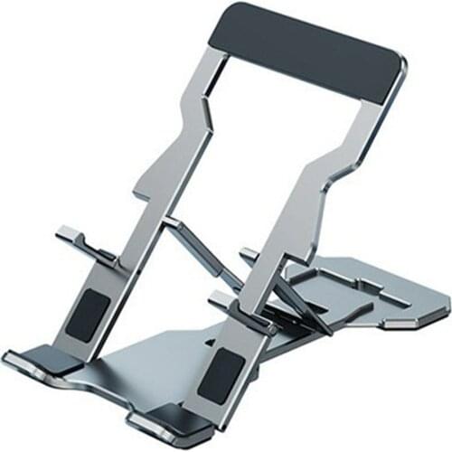 Aluminum Alloy Mobile Phone Holder Multi-function Elevated Frame Portable Foldable Support Collapsible Holder