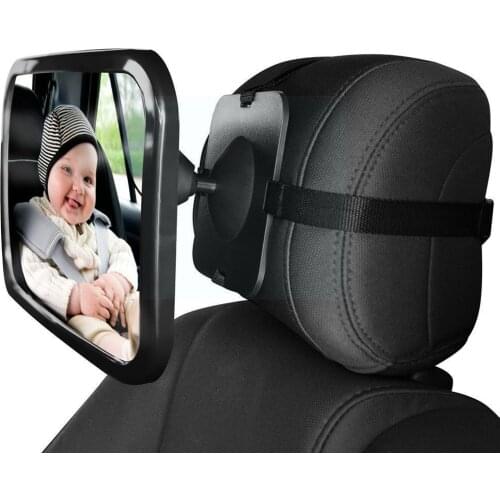 Baby Rear Car Seat Mirror Adjustable Headrest Mount Accessories Safety Rearview Mirror Child Infant Kids Monitor D4Q3