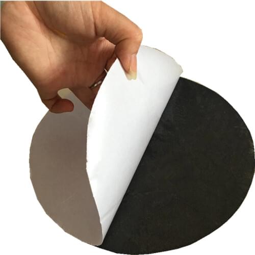 HE3D self-adhesive non slip mat Antiskid membrane rubber black diameter 20cm thickness 2mm for ciclop 3d scanner platform table