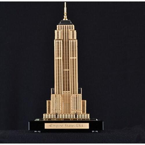 US Empire State Building Crystal Building Model Travel Souvenir Decoration Crafts Custom Gifts