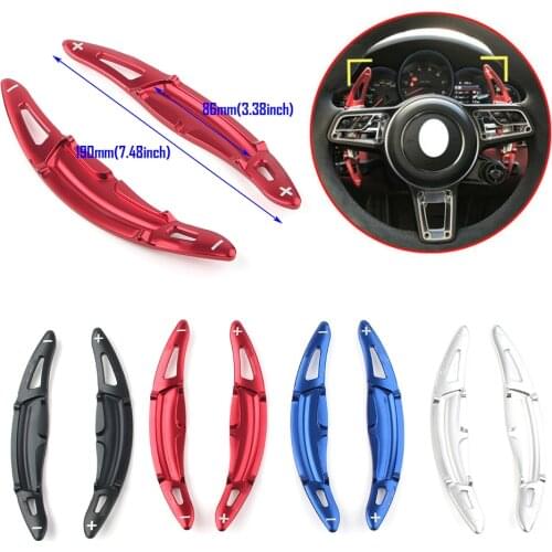 Wheel Steering Gear Shifter Shift Paddle For Porsche Macan Cayenne Porsche 911 Carrera 991 Boxster/Cayman 718 Panamera 2016-2018