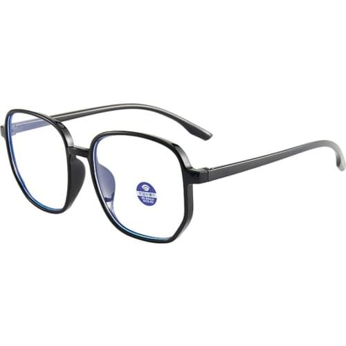 Vintage Women Glasses Polygon Frame For Women Flat Mirror Computer Eyeglasses Anti Blue Light Blocking Glasses Men Gafas GD9157