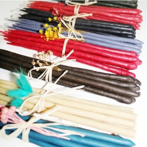 Wax Color Wish Candle Set 20 cm candles and scents свечи и ароматы velas y aromas