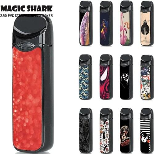 High Quality Bear Earth Flamingo Red Drops Waterproof E Cigarette Case Cover Sticker Film for Smok Nord