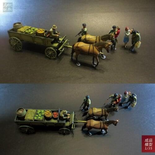 YUFAN Model1: 35 soldiers World War II US Airborne troops MB model soldiers finished