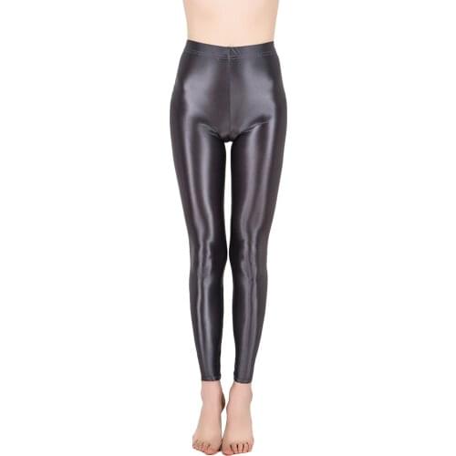 2021 Women Sports Yoga Leggings Pants Seamless High Waist Workout Fitness Clothing Shiny Metallic Training Pants Female Trousers