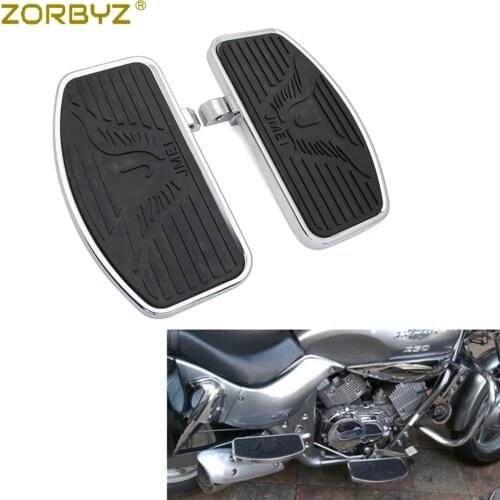 ZORBYZ Motorcycle Front Driver Footboard Floorboard For Yamaha Dragstar Vstar XVS400/650 1988-2013