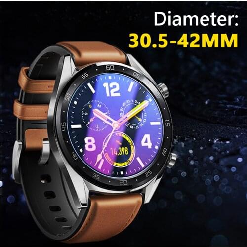 1/2/3pcs HD Tempered Glass Smart Watch Glass Screen Protector Film 30.5 31 31.5 32 32.5 33 33.7 For Garmin Fossil Citizen Watch