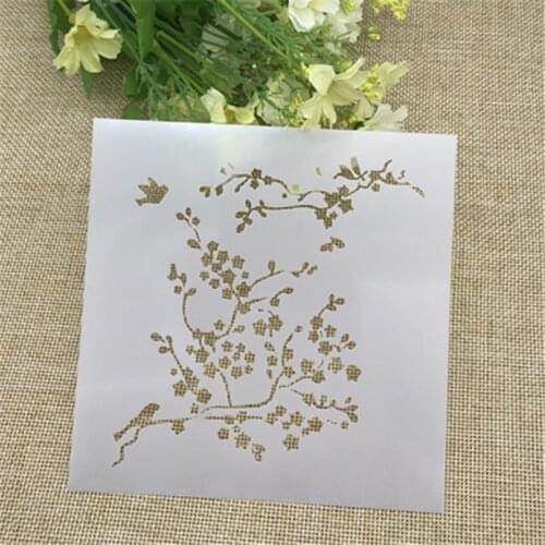 1 Sheet spring Layering Stencils for DIY Scrapbooking/photo album Decorative Embossing DIY Paper Cards Crafts