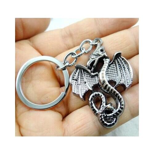 1Pcs wholesale Alloy key Dragon carving Accessories key chain car pendant key chain free shipping p46