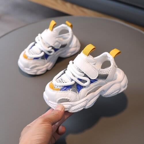 2021 Summer Infant Boys Sports Shoes Sandals Baby Girl Fashion Sneakers 1-6 Years Kids Soft Sole Summer Breathable Running Shoes