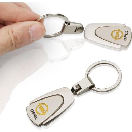 3D Metal Leather Woven Car Styling Emblem Keychain Key Chain Rings For Opel Astra H G J Insignia Mokka Zafira Corsa Vectra C D