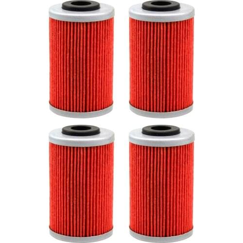 4Pcs Motorcycle Engine Parts Oil Grid Filters For POLARIS OUTLAW 525 IRS 525IRS 525 525IRS525 2007-2011 Tall Motorbike Filter