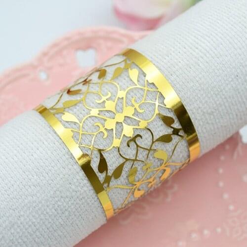 50pcs free shipping New arrival NP11 vines laser cut custom wedding party napkin rings