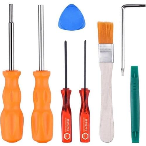 8Pcs/Set Universal Screwdriver Kit Repair Tool Games Accessories for Nintendo NES SNES N64 SEGA Game Console