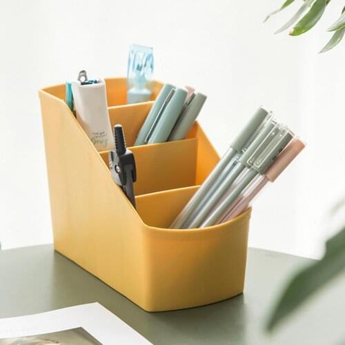 Storage Case Makeup Brush Storage Box Multi-use Large Capacity PP Home Independent Compartment Storage Holder for Bedroom