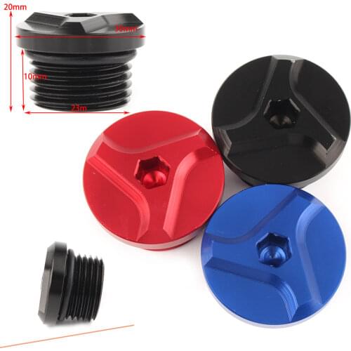 CNC Aluminum Motorcycle Oil Gas Filler Cap Nut For BMW S1000RR S1000R S1000XR G310GS 2017 2018 Black Red Blue