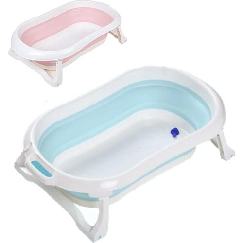 Newborn Baby Eco-friendly PP Folding Bath Tub Baby Swim Tubs Bath Body Washing Portable Folding Children Kids Care Bathtub