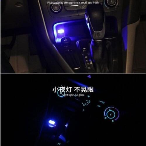 Car Interior USB LED Decorative Atmosphere Light For hyundai tucson 2016 2017 ix35 i30 solaris accent santa fe creta Sonata Azer